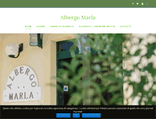 Tablet Screenshot of albergomarla.it